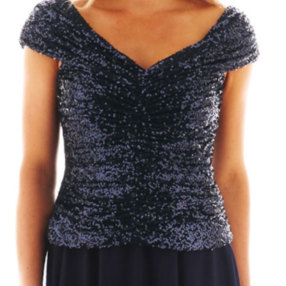 NWT navy gown size 12